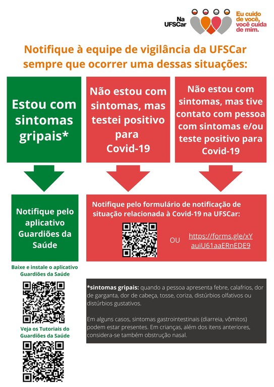 Notifique à Equipe de Vigilância da UFSCar sempre que ocorrer uma dessas situações.jpg